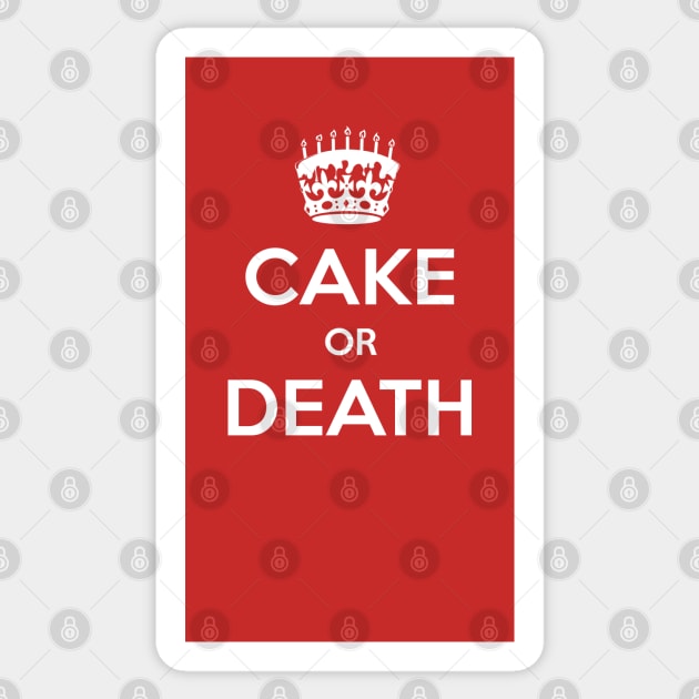 Cake Or Death Sticker by Uri_the_Red